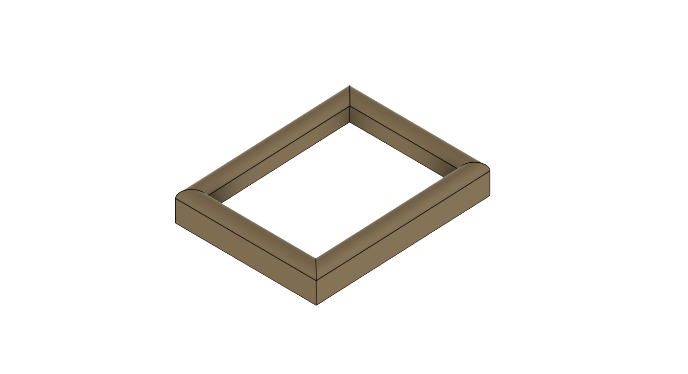 Fusion: Képkeret 60x45cm 3D model